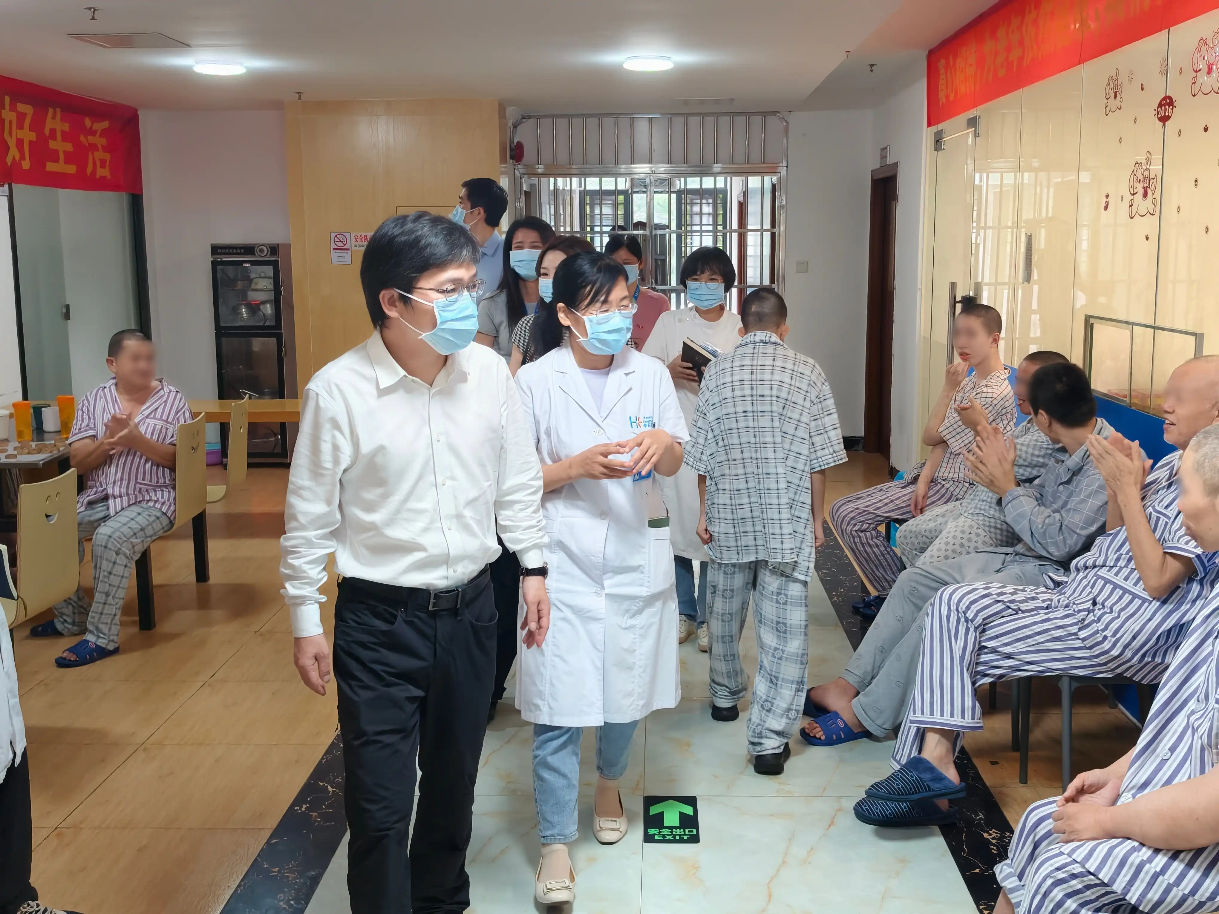 新里程健康集团首席执行官林杨林赴广州华佑医院考察指导